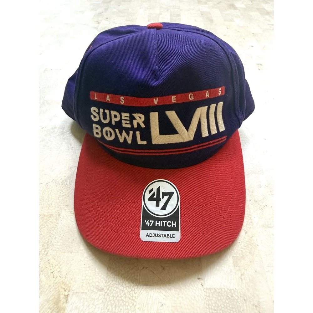 Kansas City Chiefs Eagles Hat Cap Snap Back Super Bowl 57 LVII Mens 47 NWT‎